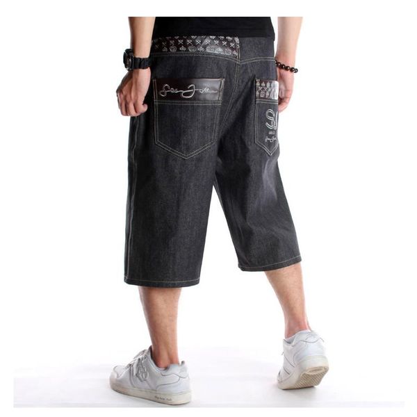 summer baggy short jeans for man black denim shorts fashion hip-hop wide leg loose male pants size 30-46 men's, Blue
summer baggy short jeans for man black denim shorts fashion hip-hop wide leg loose male pants size 30-46 men's, Blue