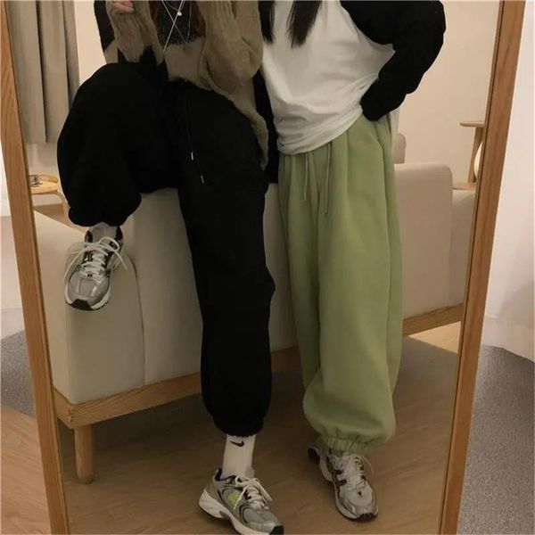 women's pants & capris baggy solid plus velvet joggers sweatpants women winter harajuku casual high waist korean basic streetwear trous, Black;white
women's pants & capris baggy solid plus velvet joggers sweatpants women winter harajuku casual high waist korean basic streetwear trous, Black;white