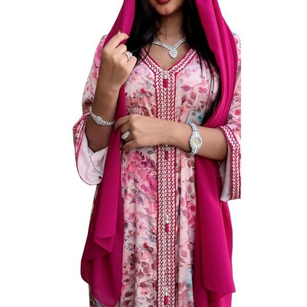 ethnic clothing 2022 autumn women's dress casual fashion muslim style flower print long-sleeved v-neck slim straight and nude dresses, Red
ethnic clothing 2022 autumn women's dress casual fashion muslim style flower print long-sleeved v-neck slim straight and nude dresses, Red