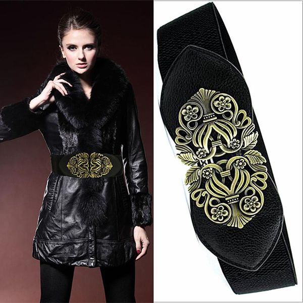 belts jxqbsydk brand beautiful flower pattern buckle fashion for women 6cm wide elastic female corset, Black;brown
belts jxqbsydk brand beautiful flower pattern buckle fashion for women 6cm wide elastic female corset, Black;brown