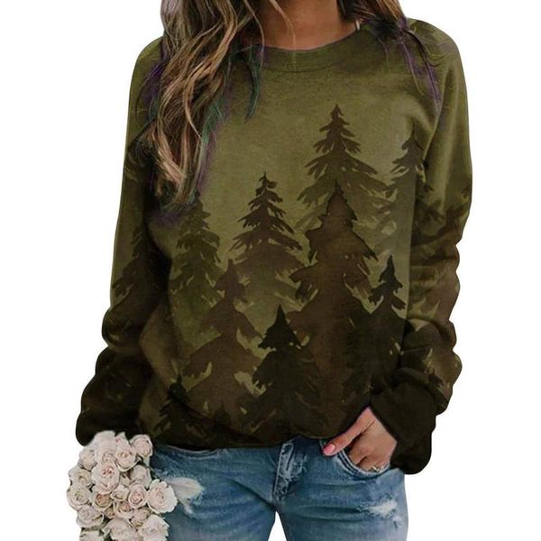 women's print long-sleeved hoodies sweatshirt casual blouse female pine pullover #t1g & sweatshirts, Black
women's print long-sleeved hoodies sweatshirt casual blouse female pine pullover #t1g & sweatshirts, Black
