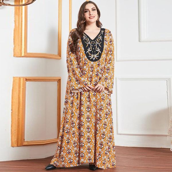 ethnic clothing ramadan aid mubarak kaftan abaya dubai turkey muslim fashion plus size dress islam dresses for women vestidos robe longue fe, Red
ethnic clothing ramadan aid mubarak kaftan abaya dubai turkey muslim fashion plus size dress islam dresses for women vestidos robe longue fe, Red