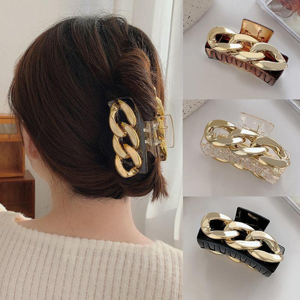 metal chain hollow out hair claw for women girl clip korea simple geometric square bath 2021 accessories headwear
metal chain hollow out hair claw for women girl clip korea simple geometric square bath 2021 accessories headwear