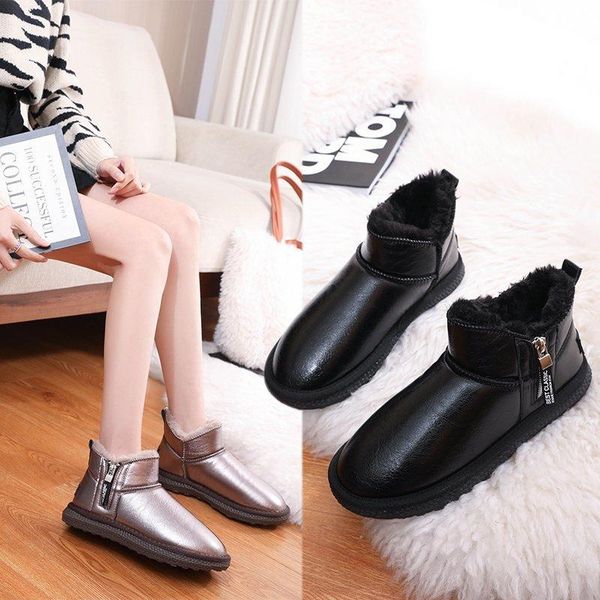 snow boots for women flat heel zipper booties ladies shoes boots-women round toe luxury designer low heels femmes bottes, Black
snow boots for women flat heel zipper booties ladies shoes boots-women round toe luxury designer low heels femmes bottes, Black