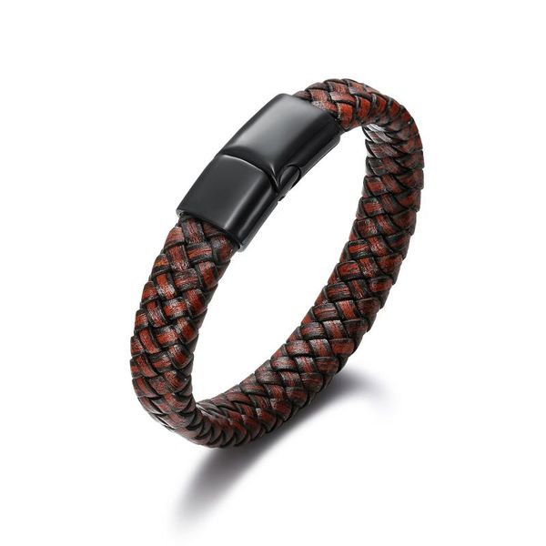 tennis leather braided rope bracelet stainless steel fashion personality vikings chain magnet clasp biker men bangle gift bb0002, Golden;silver
tennis leather braided rope bracelet stainless steel fashion personality vikings chain magnet clasp biker men bangle gift bb0002, Golden;silver