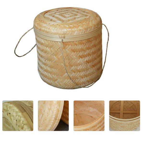 1pc durable tea storage bucket with lid creative weaving container basket coffee filters
1pc durable tea storage bucket with lid creative weaving container basket coffee filters