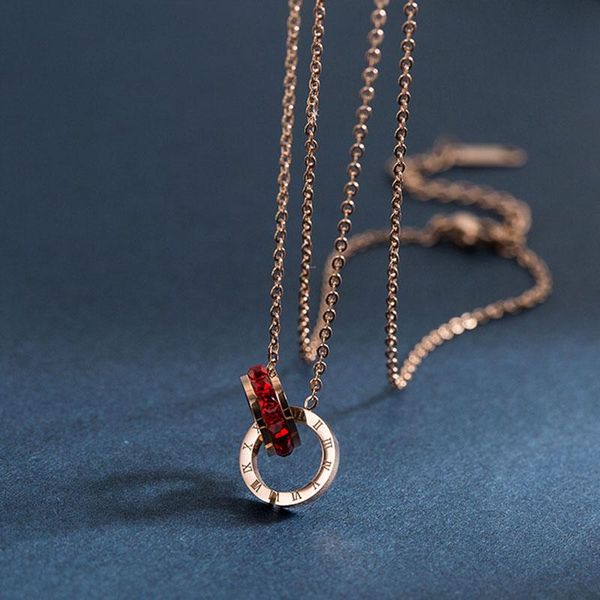 pendant necklaces rose gold color roman numerals necklace stainless steel woman adorn jewelry, Silver
pendant necklaces rose gold color roman numerals necklace stainless steel woman adorn jewelry, Silver