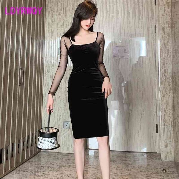 european and american women's sleeveless mesh slim bag arm bandeau velvet bottoming dress knee-length 210416, Black;gray
european and american women's sleeveless mesh slim bag arm bandeau velvet bottoming dress knee-length 210416, Black;gray
