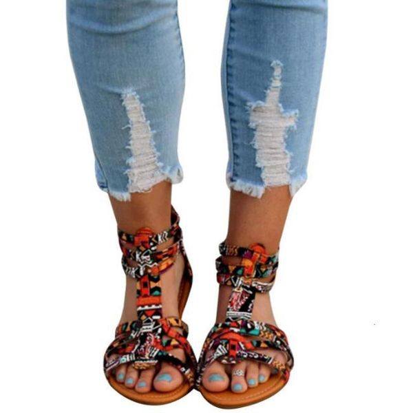 sandals summer bohemia women t-strap open toe flat gladiator vintage print beach woman shoes wss3022 6jg4, Black
sandals summer bohemia women t-strap open toe flat gladiator vintage print beach woman shoes wss3022 6jg4, Black