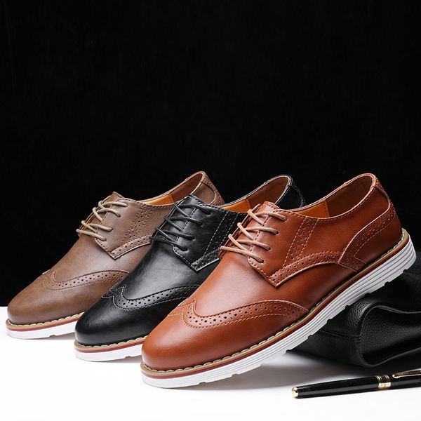 genuine leather men casual shoes fashion british brogue shoes lace-up luxury party dress shoes men oxfords plus size 38-48, Red;white
genuine leather men casual shoes fashion british brogue shoes lace-up luxury party dress shoes men oxfords plus size 38-48, Red;white