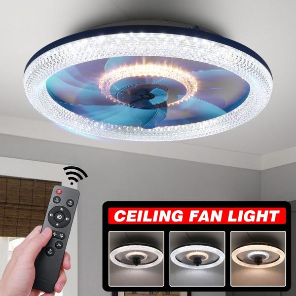 ceiling fans 48cm wifi crystal led fan light with lights remote control modern lighting three-color dimming
ceiling fans 48cm wifi crystal led fan light with lights remote control modern lighting three-color dimming