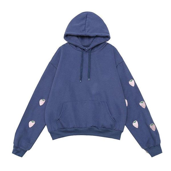 women's hoodies & sweatshirts plus velvet harajuku strawberry embroidery lavender pink sweatshirt autumn winter women kawaii loose ove, Black
women's hoodies & sweatshirts plus velvet harajuku strawberry embroidery lavender pink sweatshirt autumn winter women kawaii loose ove, Black
