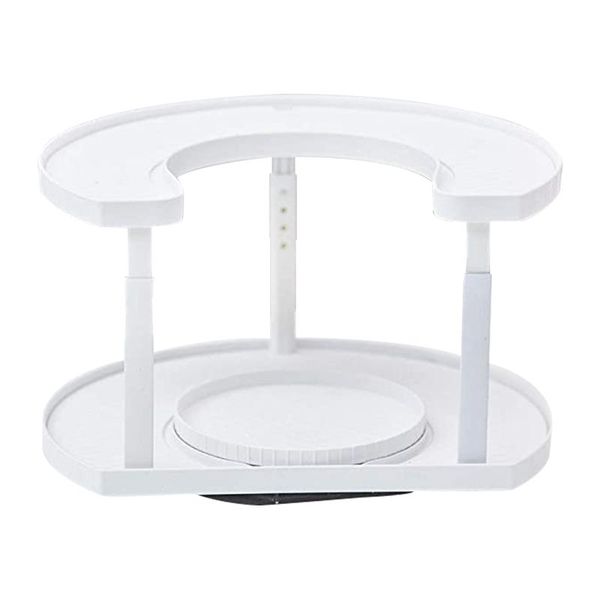 u-shaped double-layer rotating rack shelf adjust extendable spice bottle storage kitchen accessories 43a & organization
u-shaped double-layer rotating rack shelf adjust extendable spice bottle storage kitchen accessories 43a & organization