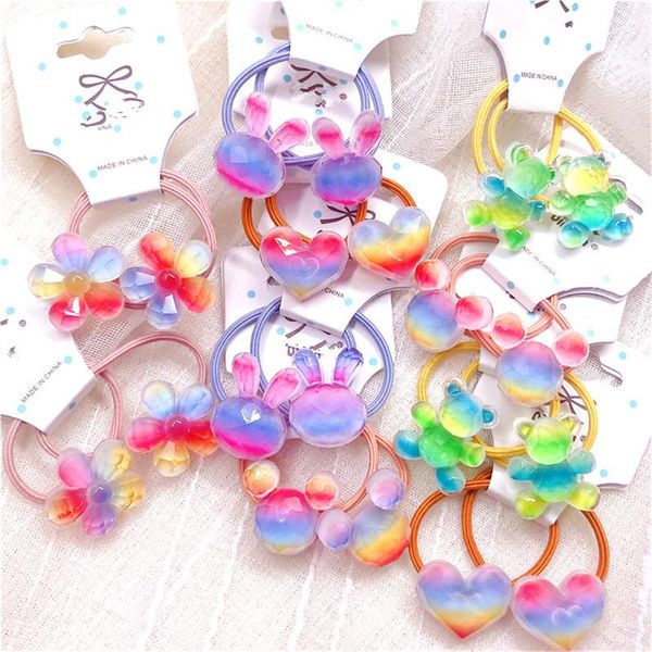 korean cute cartoon hair bands for kids girls faceted color bear flower headdress ropes ties accessories, Slivery;white
korean cute cartoon hair bands for kids girls faceted color bear flower headdress ropes ties accessories, Slivery;white