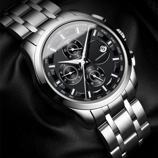 wristwatches watch for men -tiso-1853 brand men's chronograph waterproof relogio masculino automatic quartz watches, Slivery;brown
wristwatches watch for men -tiso-1853 brand men's chronograph waterproof relogio masculino automatic quartz watches, Slivery;brown