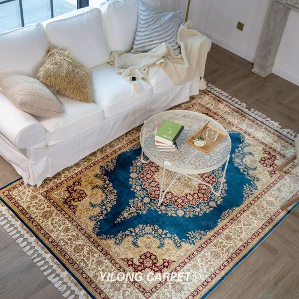 carpets yilong 5.6'x8.3' india carpet blue handknotted home silk tabriz rug (cqg31a5.6x8.3)
carpets yilong 5.6'x8.3' india carpet blue handknotted home silk tabriz rug (cqg31a5.6x8.3)