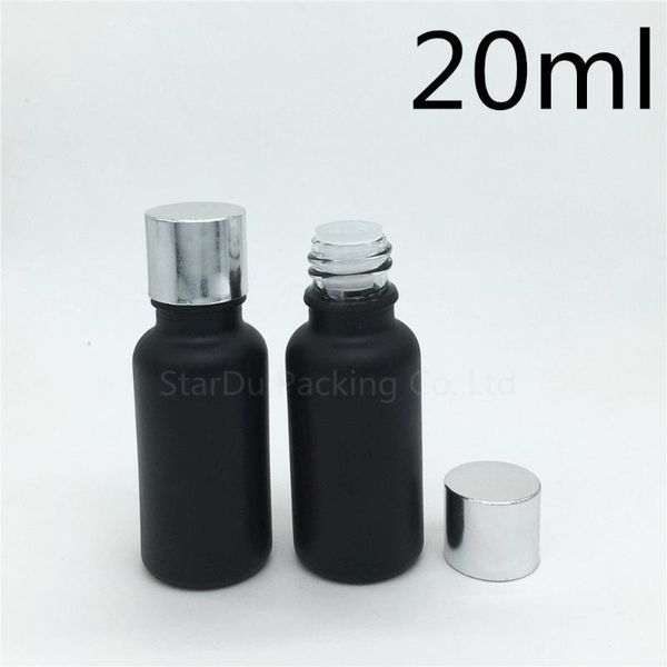 480pcs 20ml black frosted glass bottle vials essential oil silvery aluminum cover perfume bottles storage & jars
480pcs 20ml black frosted glass bottle vials essential oil silvery aluminum cover perfume bottles storage & jars