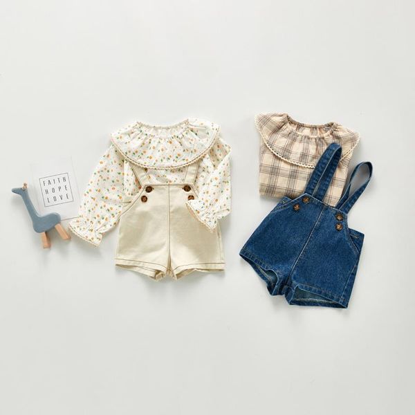 children's wear 2021 spring and summer fashion adjustable jeans short suspenders girls boys jumpsuits, Blue
children's wear 2021 spring and summer fashion adjustable jeans short suspenders girls boys jumpsuits, Blue