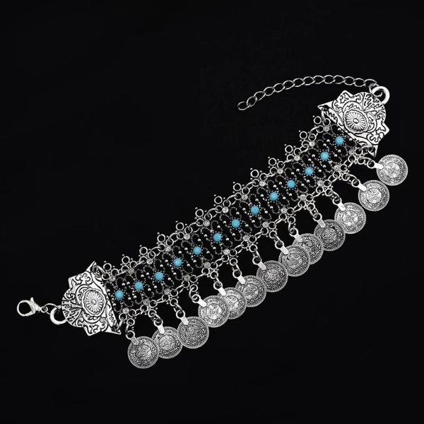 charm bracelets 2021 ethnic bohemian beachy bracelet boho turkish gypsy tribal chic antique silver coin for women tibet india jewelry, Golden;silver
charm bracelets 2021 ethnic bohemian beachy bracelet boho turkish gypsy tribal chic antique silver coin for women tibet india jewelry, Golden;silver