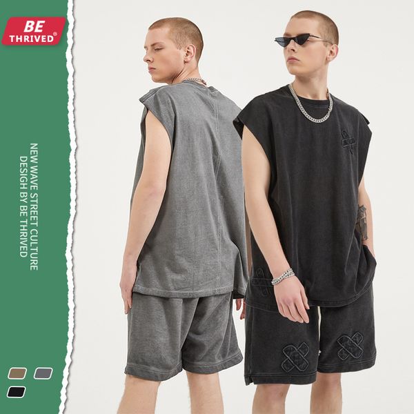 spring and summer make old fried color patch waistcoat high street style street fashion brand shorts suit (1601), Gray
spring and summer make old fried color patch waistcoat high street style street fashion brand shorts suit (1601), Gray
