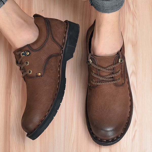 golden sapling vintage tooling shoes men fashion sewing design flats comfortable tactical men's casual shoe platform footwear 222, Black
golden sapling vintage tooling shoes men fashion sewing design flats comfortable tactical men's casual shoe platform footwear 222, Black