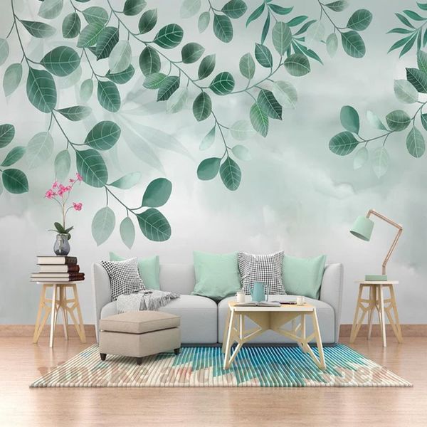 wallpapers modern 3d wallpaper fresh green leaf silk mural custom living room sofa tv desktop
wallpapers modern 3d wallpaper fresh green leaf silk mural custom living room sofa tv desktop