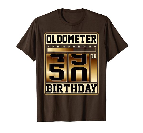 oldometer 49-50 shirt: 50 oldometer shirt fathers day gift t-shirt, White;black