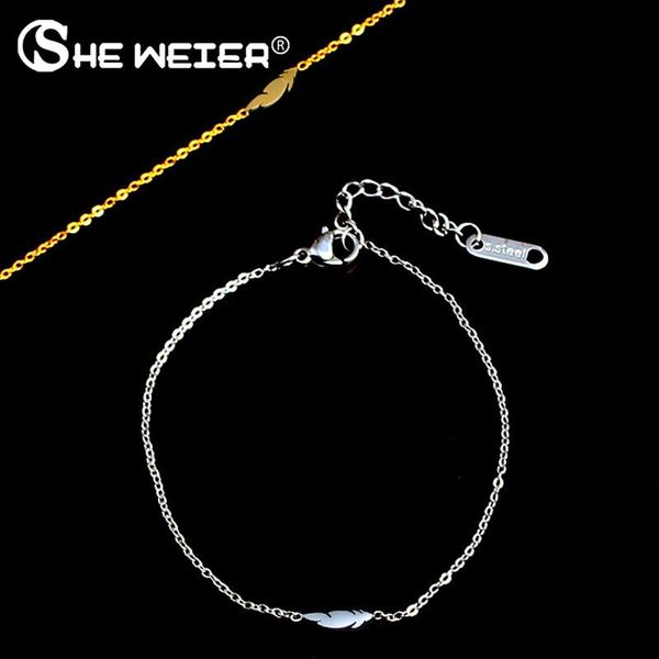 link, chain she weier stainless steel bracelets bangles silver charm link for female femme women charms jewelry braclet leaves, Black
link, chain she weier stainless steel bracelets bangles silver charm link for female femme women charms jewelry braclet leaves, Black