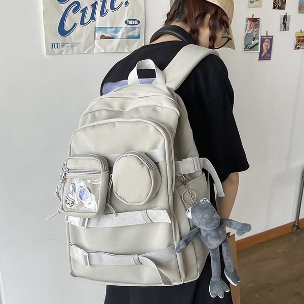 backpack 2021 student junior high school bag female fashion japanese korean large-capacity travel
backpack 2021 student junior high school bag female fashion japanese korean large-capacity travel