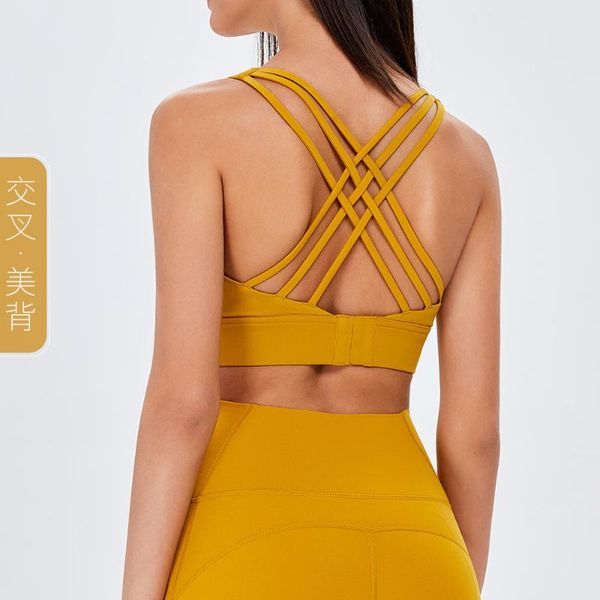 yoga outfit european and american nude cross beautiful back sports underwear female buckle fitness shockproof running bra
yoga outfit european and american nude cross beautiful back sports underwear female buckle fitness shockproof running bra