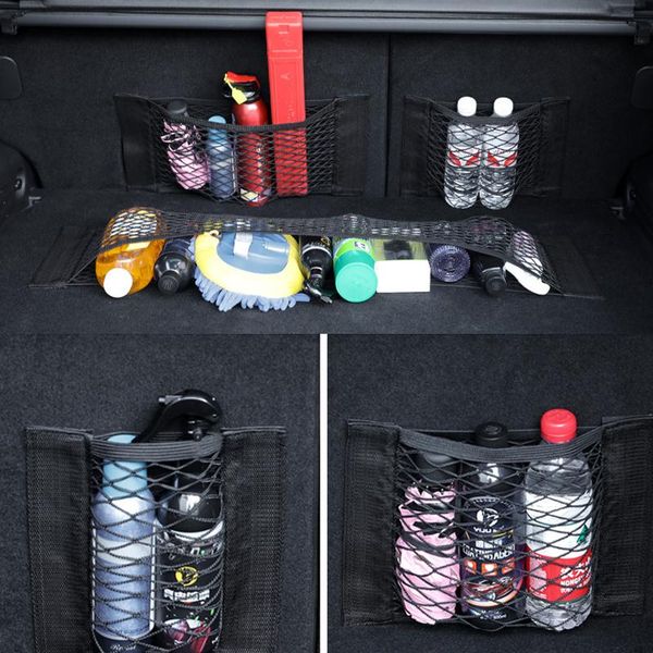 car organizer back rear trunk seat elastic string net magic sticker mesh storage bag pocket cage auto
car organizer back rear trunk seat elastic string net magic sticker mesh storage bag pocket cage auto