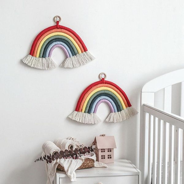 cotton rope woven rainbow pendants nursery room hanging ornament wall home decoration accessories decorative objects & figurines
cotton rope woven rainbow pendants nursery room hanging ornament wall home decoration accessories decorative objects & figurines