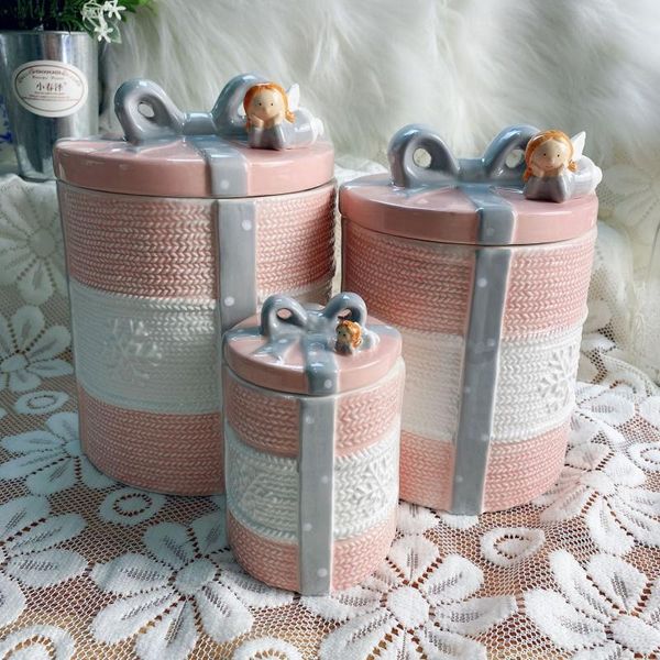 storage bottles & jars american wedding angel valentine's day pink girl heart ceramic sealed can decorative ornaments
storage bottles & jars american wedding angel valentine's day pink girl heart ceramic sealed can decorative ornaments