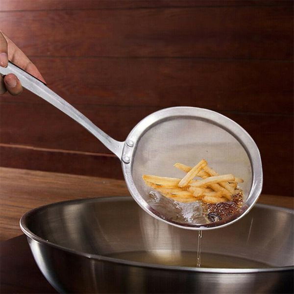 spoons stainless steel strainer oil filter spoon pot skimming kitchen wire fine mesh flour sieve colander
spoons stainless steel strainer oil filter spoon pot skimming kitchen wire fine mesh flour sieve colander