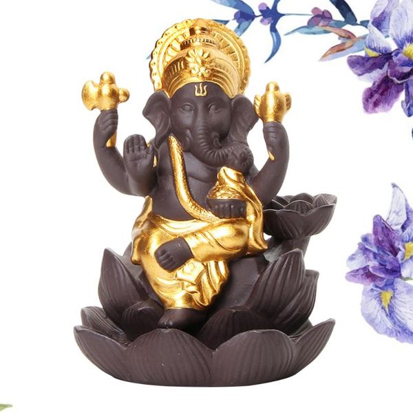 fragrance lamps ceramic ganesha backflow incense burner figurine elephant god statue home holder golden
fragrance lamps ceramic ganesha backflow incense burner figurine elephant god statue home holder golden