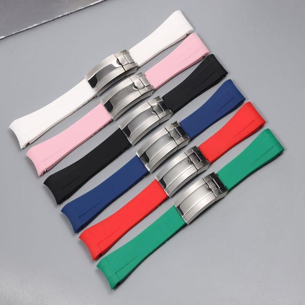 watch bands 20mm rubber watchband for roles strap waterproof tape silcone wrist bracelet accessories men and women accessory, Black;brown
watch bands 20mm rubber watchband for roles strap waterproof tape silcone wrist bracelet accessories men and women accessory, Black;brown
