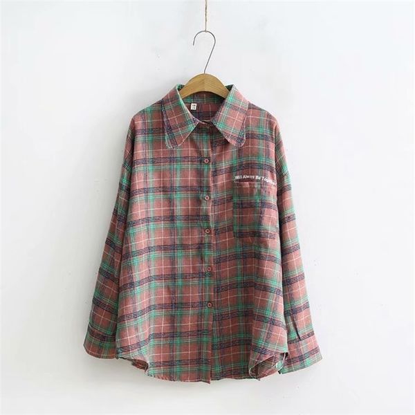 h.sa oversized plaid blouses and long sleeve harajuku tunic shirts casual print women spring outwear blusa 210417, White
h.sa oversized plaid blouses and long sleeve harajuku tunic shirts casual print women spring outwear blusa 210417, White
