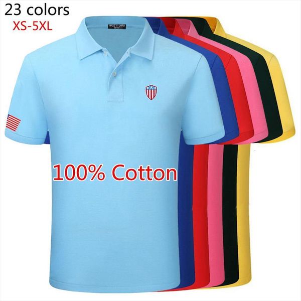 good quality summer 100% cotton men polo short sleeve shirts casual solid color homme fashion male clothes xs 5xl, White;black
good quality summer 100% cotton men polo short sleeve shirts casual solid color homme fashion male clothes xs 5xl, White;black