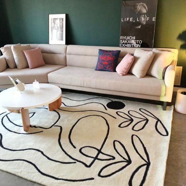 carpets nordic minimalist living room carpet bedroom picasso art 15mm thickened black and white modern bedside rugs coffee table mat
carpets nordic minimalist living room carpet bedroom picasso art 15mm thickened black and white modern bedside rugs coffee table mat