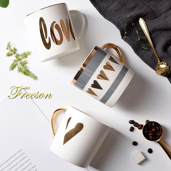 mugs copo nórdico de ouro e prata, café nobre europeu, leite, chá, 300ml, porcelana água
mugs copo nórdico de ouro e prata, café nobre europeu, leite, chá, 300ml, porcelana água