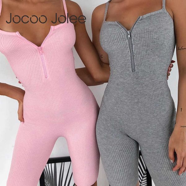 jocoo jolee women black bodycon playsuit summer strap tight jumpsuits zip up party club romper jumpsuits shorts 210619, Black;white
jocoo jolee women black bodycon playsuit summer strap tight jumpsuits zip up party club romper jumpsuits shorts 210619, Black;white