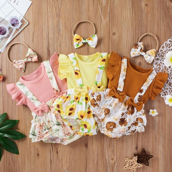 clothing sets born baby girl floral summer outfits ribbed t-shirt and shorts headband cute children kids girls #3, White
clothing sets born baby girl floral summer outfits ribbed t-shirt and shorts headband cute children kids girls #3, White
