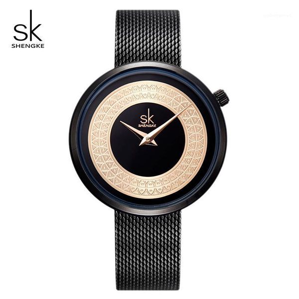 wristwatches shengke women's quartz watches vintage watch ladies female wrist clock relogio feminino, Slivery;brown
wristwatches shengke women's quartz watches vintage watch ladies female wrist clock relogio feminino, Slivery;brown
