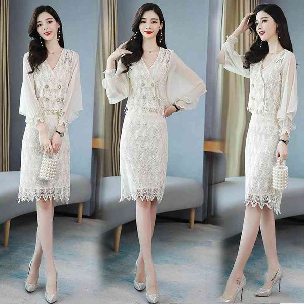 women's two piece pants spring summer women 3 sets v-neck lace shirt blouse+vest +lace skirts autumn office lady three suits, White
women's two piece pants spring summer women 3 sets v-neck lace shirt blouse+vest +lace skirts autumn office lady three suits, White