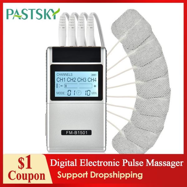modes 4 output digital electronic pulse massager muscle stimulator pain relief machine electro therapy body massage device electric massager
modes 4 output digital electronic pulse massager muscle stimulator pain relief machine electro therapy body massage device electric massager
