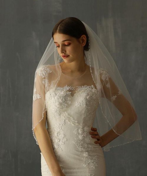 bridal veils romantic veil wedding with beads and crystals tulle for bride comb accessories jd2021, Black
bridal veils romantic veil wedding with beads and crystals tulle for bride comb accessories jd2021, Black