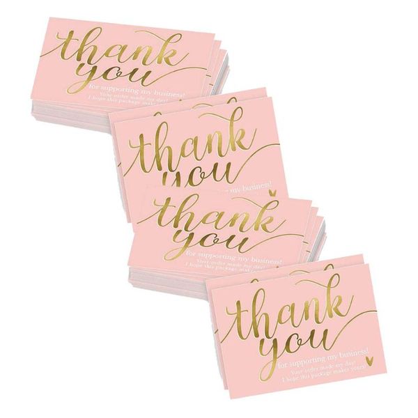 greeting cards 100pcs owner party pink wedding thank you card small business gift from seller stand by me
greeting cards 100pcs owner party pink wedding thank you card small business gift from seller stand by me