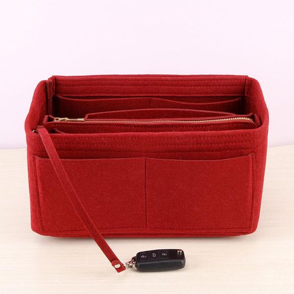 storage bags red gray color bag handbag tote shapers for cosmetic 26*14*15cm wallet organizer insert zippered felt
storage bags red gray color bag handbag tote shapers for cosmetic 26*14*15cm wallet organizer insert zippered felt