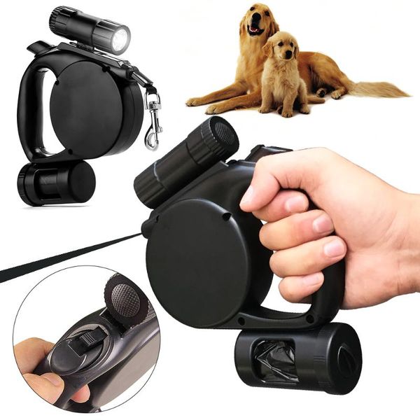 dog collars & leashes led pet leash extendable retractable lead with garbage bag multifunctional outdoor supplies
dog collars & leashes led pet leash extendable retractable lead with garbage bag multifunctional outdoor supplies
