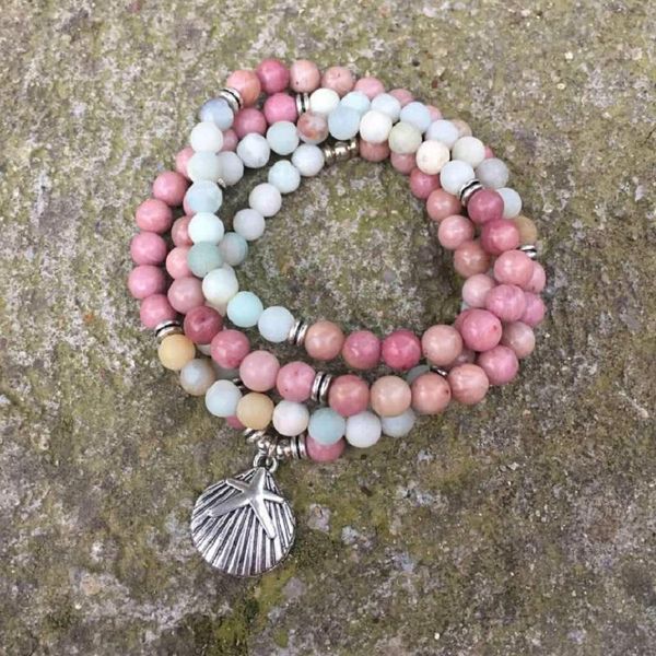 beaded, strands design women summer jewelry 108 mala amazon red beads bracelet or necklace starfish shell charm yoga, Black
beaded, strands design women summer jewelry 108 mala amazon red beads bracelet or necklace starfish shell charm yoga, Black